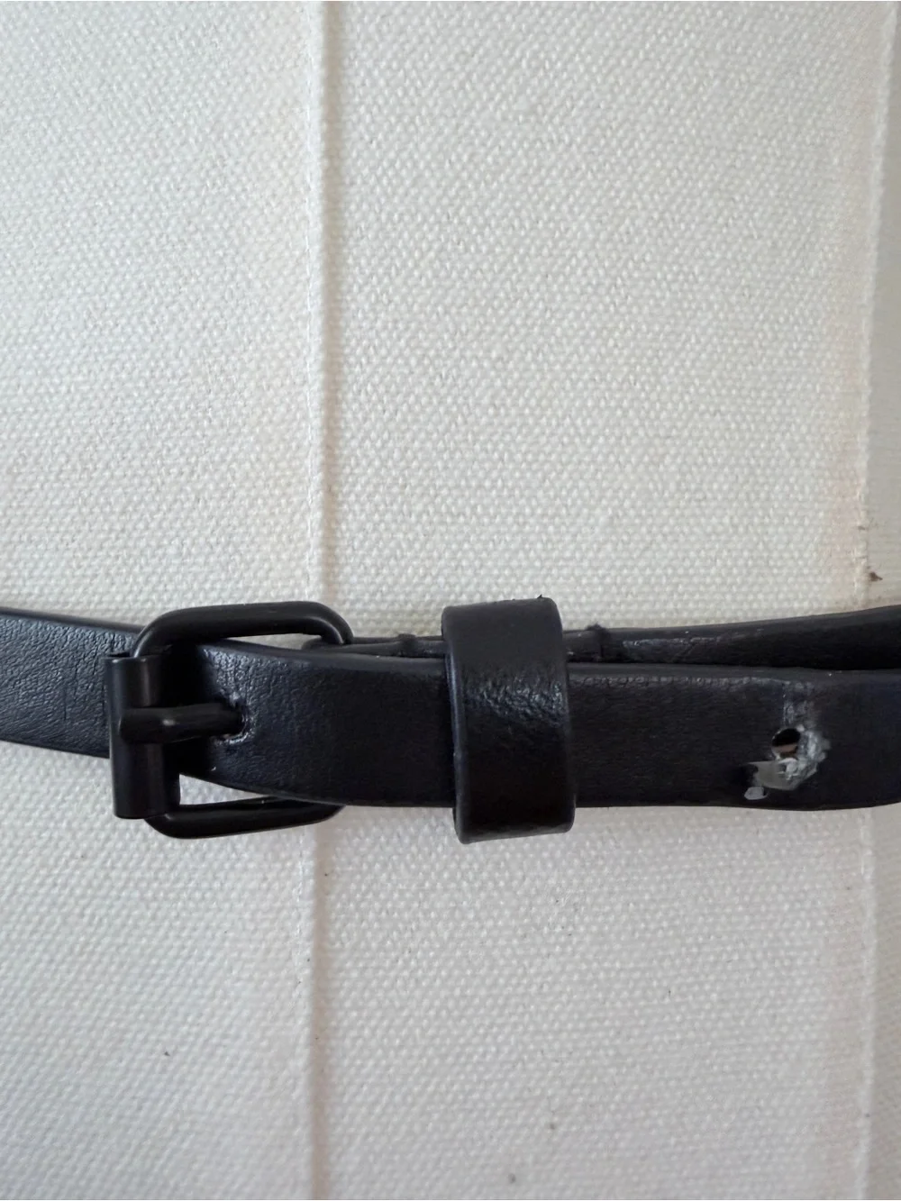 BCBGMaxAzria Black Leather Harness Belt